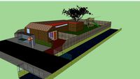 Riverside House and Bus Stop