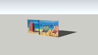 Ensemble 2 toiles Beach, maisons du monde, Réf. 116.419 Prix: 35,00