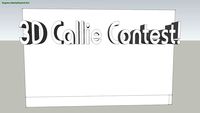 3D Callie Contest CANCELLED