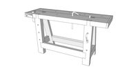 Modified Underhill Roubo Workbench