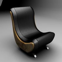 Lather Chair 3D Model