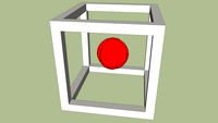 cube et sphère diforme