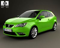 Seat Ibiza SC 2013 3D Model