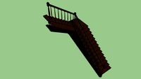 Escalier Ancien en Bois