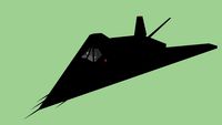 Lockheed martin F-117A Nighthawk-Razgriz Paint scheme