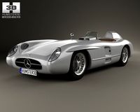 MercedesBenz 300 SLR 1955 3D Model