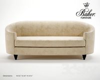 Baker Oval Sofa Sofa