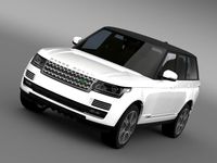 Range Rover Autobiography Hybrid L405 3D Model