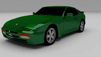 Porsche 944 924 3D Model