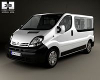 Nissan Primastar Passenger Van 2002 3D Model