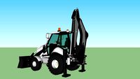 C.A.M. backhoe