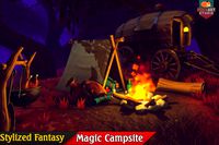 Stylized Fantasy : Magic Campsite