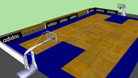 fiba basketball court
