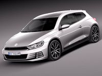 Volkswagen Scirocco 2015 3D Model