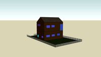standard house (error on door)