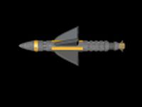 Futuristic Missile 3D Model