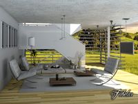 Living room 03 3D Model