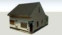 an avandoned home in new orleans after katrina