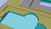 CLUBE EM CONSTRUÇÃO-piscina com cascata