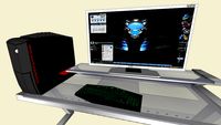 computer Alienware (may khung)