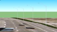 Street Lights on the I-294 Tri State Tollway