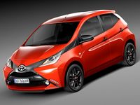 Toyota Aygo 2015 3D Model