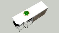 Despensa cozinha com mesa