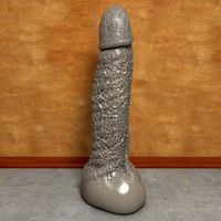 Large Dildo Penis with rough Surface 3D Model