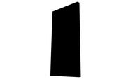 24'x48'x2' Square Edge Acoustic Panel, Black