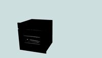 Four de cuisine noir Hotpoint Ariston