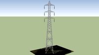 Ligne THT 225KV Cagnes/Mer Mougins - Pylone Double Drapeau Suspension 21
