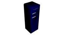smeg fridge dark blue fab30bl5