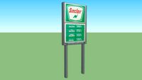Sinclair Gas Station Sign