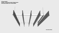 12 Intaline Suspended Blade Baffle Ceiling System