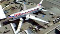 Boeing 767-341 Amercan Airlines at LAX with interior