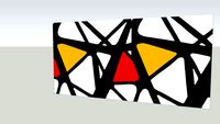 Splashguard600x1200mmPlatonic_OrangeRed_bySandgrenDesignForDesignMCollec