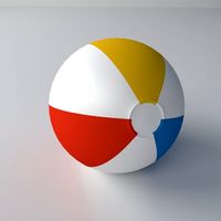 Beach Ball 3D Model