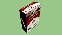 caja de cigarros malrboro