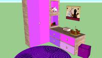 set wardrobe purple
