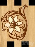 Inlaid parquet