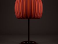 Red Card Table Lamp 3D Model