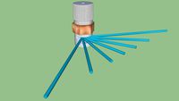Spray Nozzle w/water