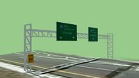 Signs for I-90 E to Downtown Chicago and I-90 W to Rockford