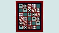 Paratrooper queen quilt