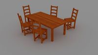 Table pack 3D Model
