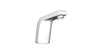 K-7514 Sculpted single-hole Touchless hybrid energy cell-powered commercial bathroom sink faucet with Insight(TM) technology and 5-3/4' spout