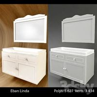 Set of bathroom furniture Eban Linda 100 cm