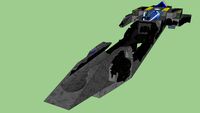U.S.S Gunsnipe N.C.C-033795-B battle scarred