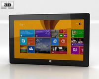 Microsoft Surface Pro 2 3D Model