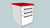Bisley Highline Pedestal with seat pad